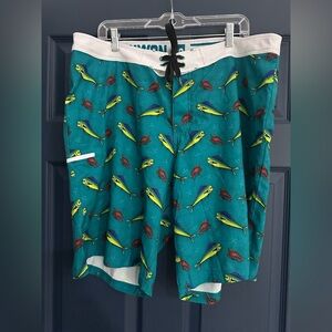 Dixxon Australian Mahi Mahi Men's Board-shorts Size 40